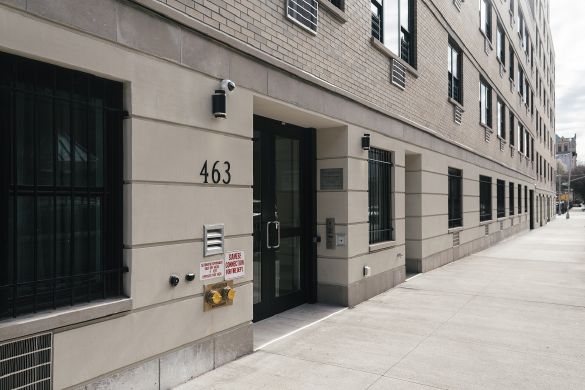 463 East 147th Street Entrance -- Brook Avenue Apartments, Bronx, NY
